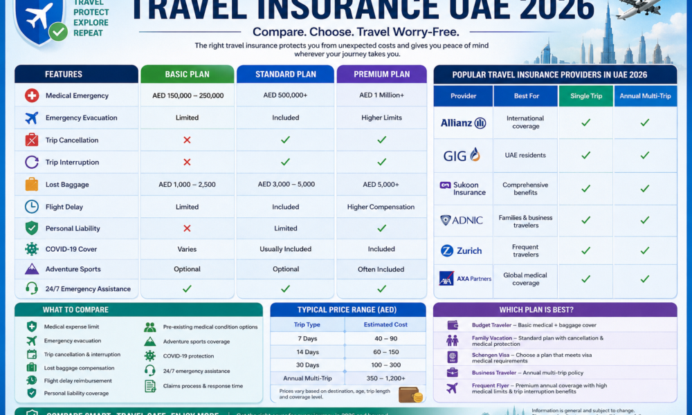Compare Travel Insurance UAE 2026