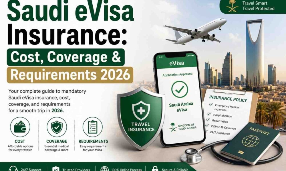 Saudi eVisa Insurance: Cost, Coverage & Requirements 2026